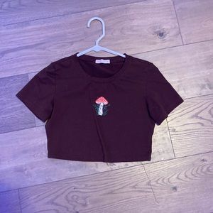Brown Mushroom Shirt